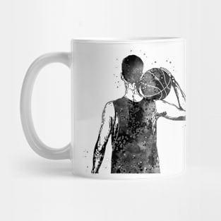 Basketball Player Male with Ball Mug